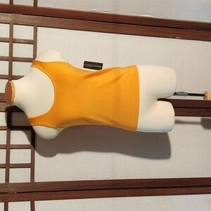 Lauren Ralph Lauren Classic Mango Orange Silk Blend Tank Top Sz S NWT